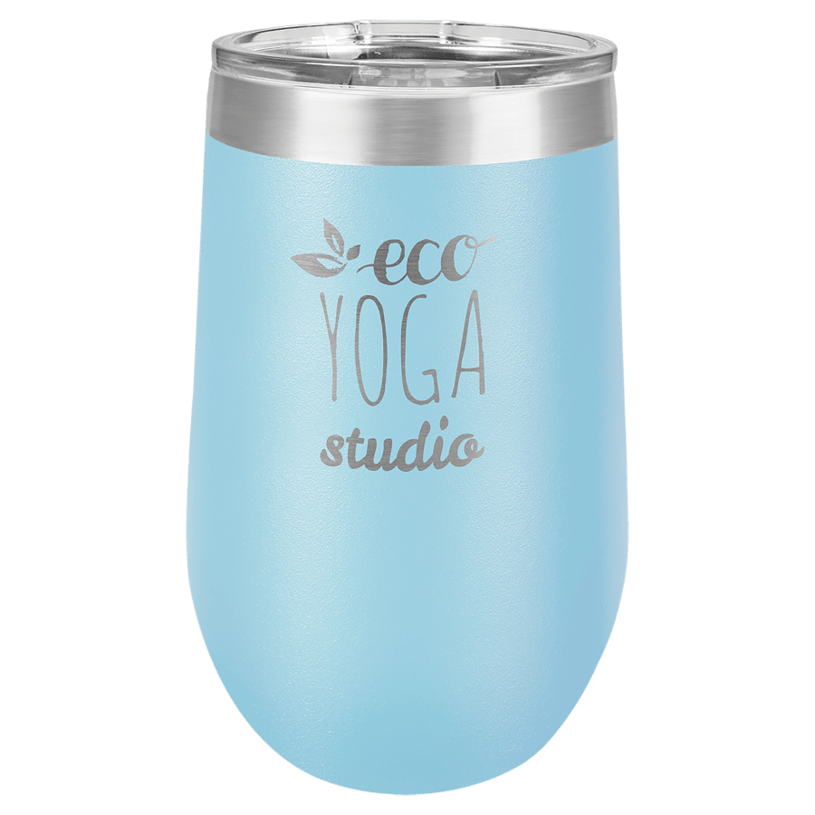 16 OZ LT BLU STMLSS TMBLR