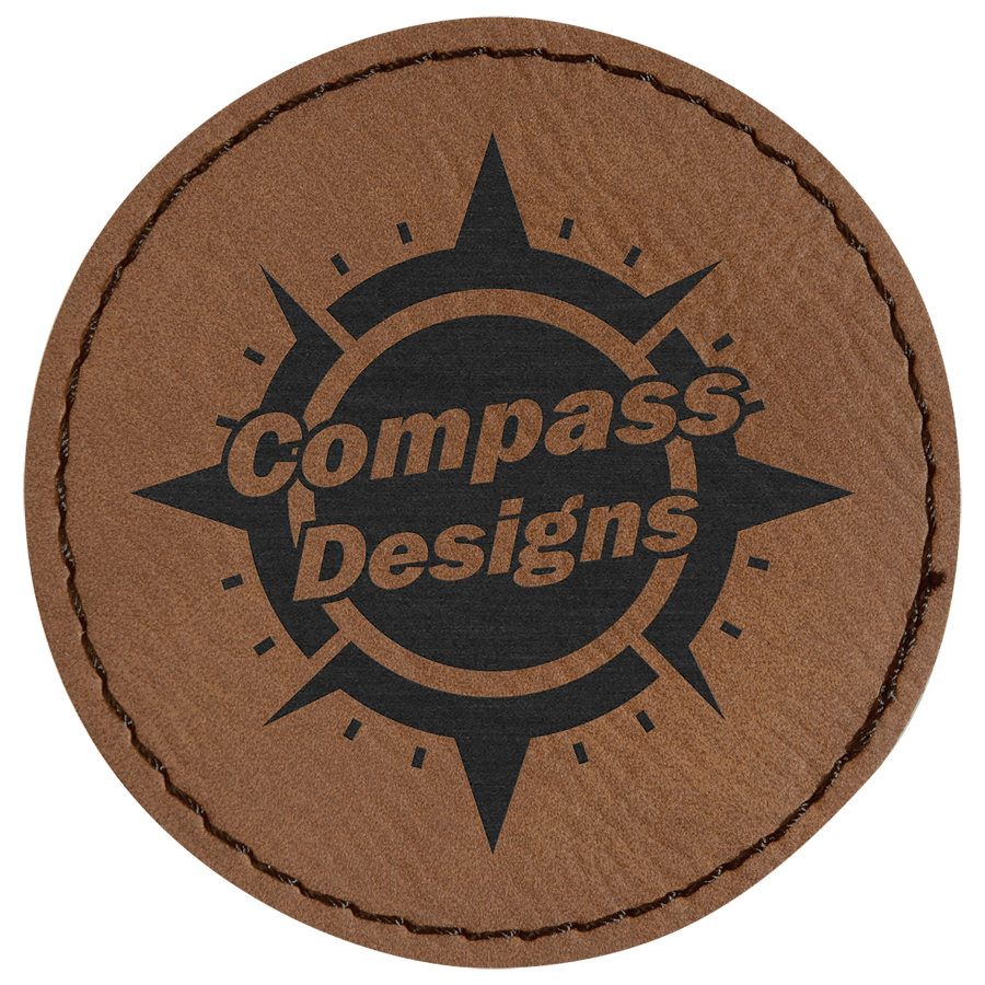 2.5″ RND DARK BROWN PATCH