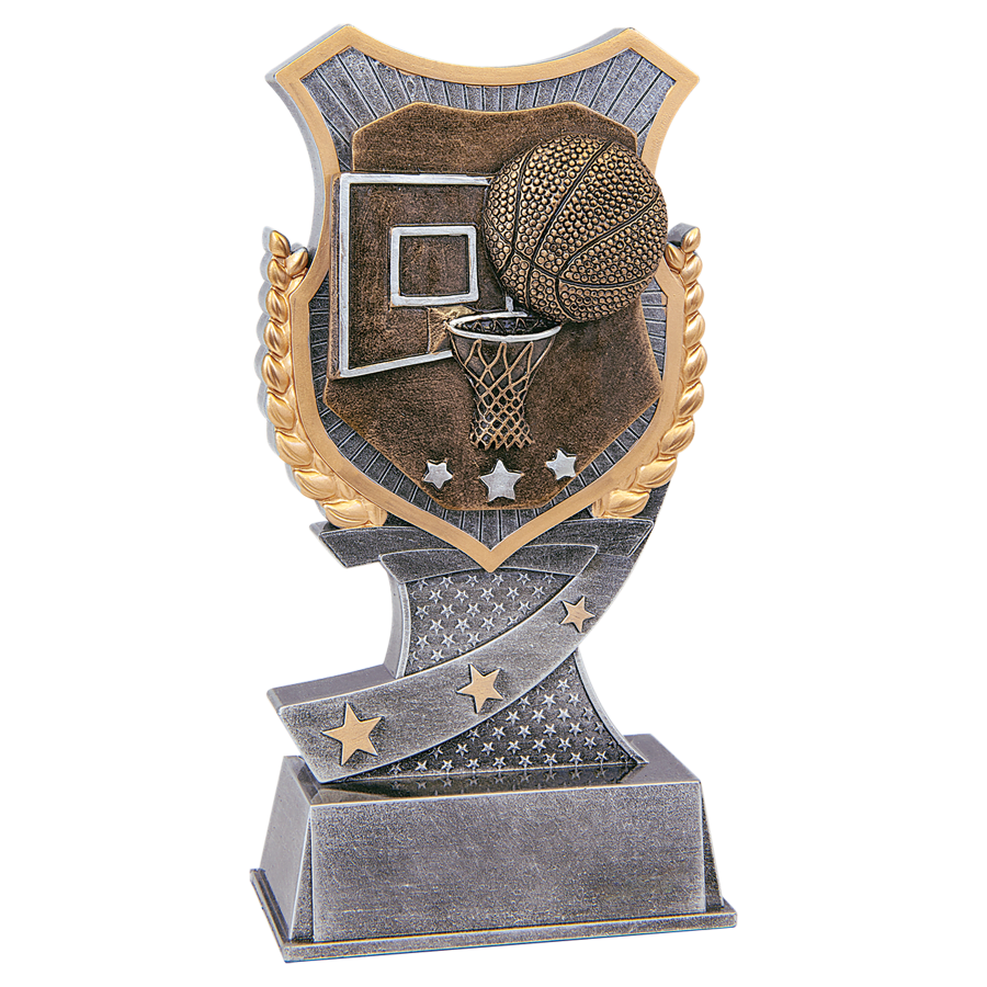 6″BASKETBALL SHIELD AWARD