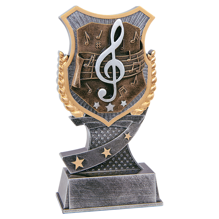 6″ MUSIC SHIELD AWARD