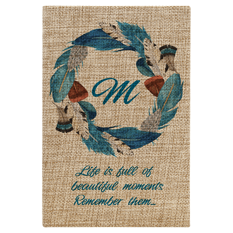 5.25X8.25 BURLAP JOURNAL