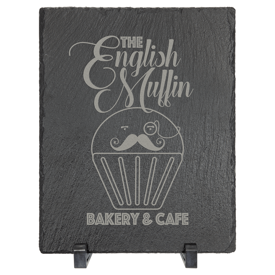 7X9″REC LSR SLATE W/2STND