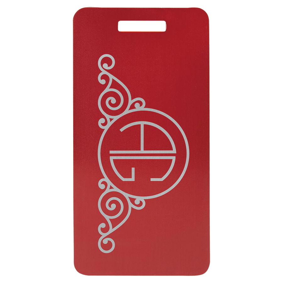 2X3-7/8″ RED LUGGAGE TAG