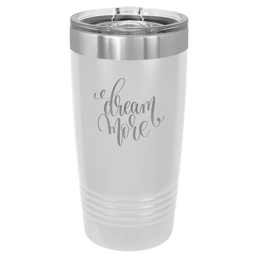 20 OZ WHT TMBLR W/SLIDER