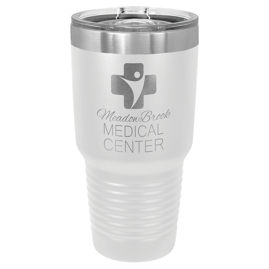 30 OZ WHT TMBLR W/SLIDER