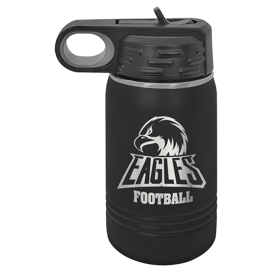 12 OZ BLACK WATER BOTTLE