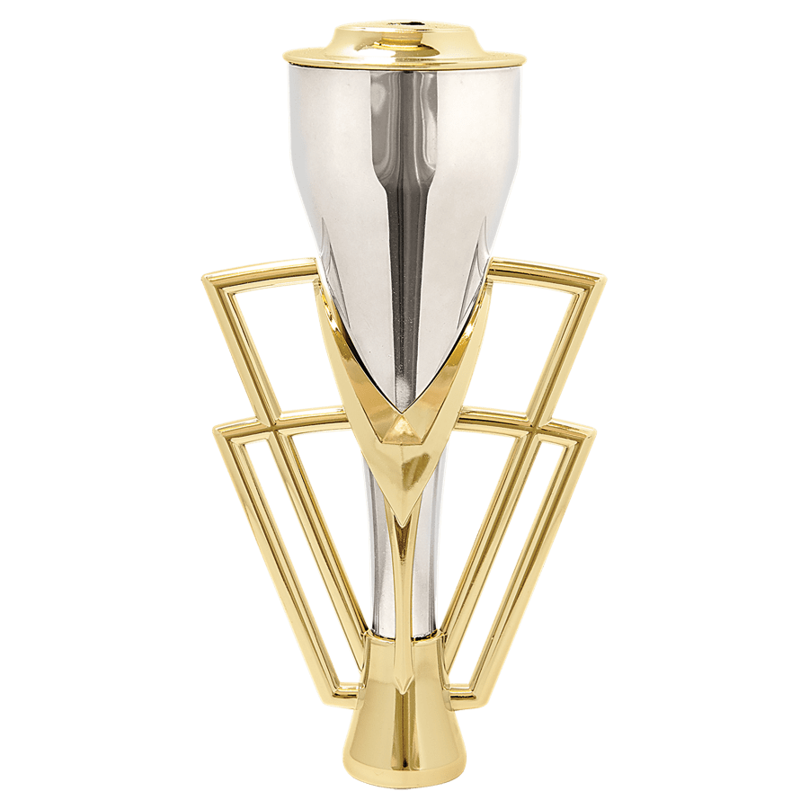 7.5″ GLD/SLV CUP W/LID
