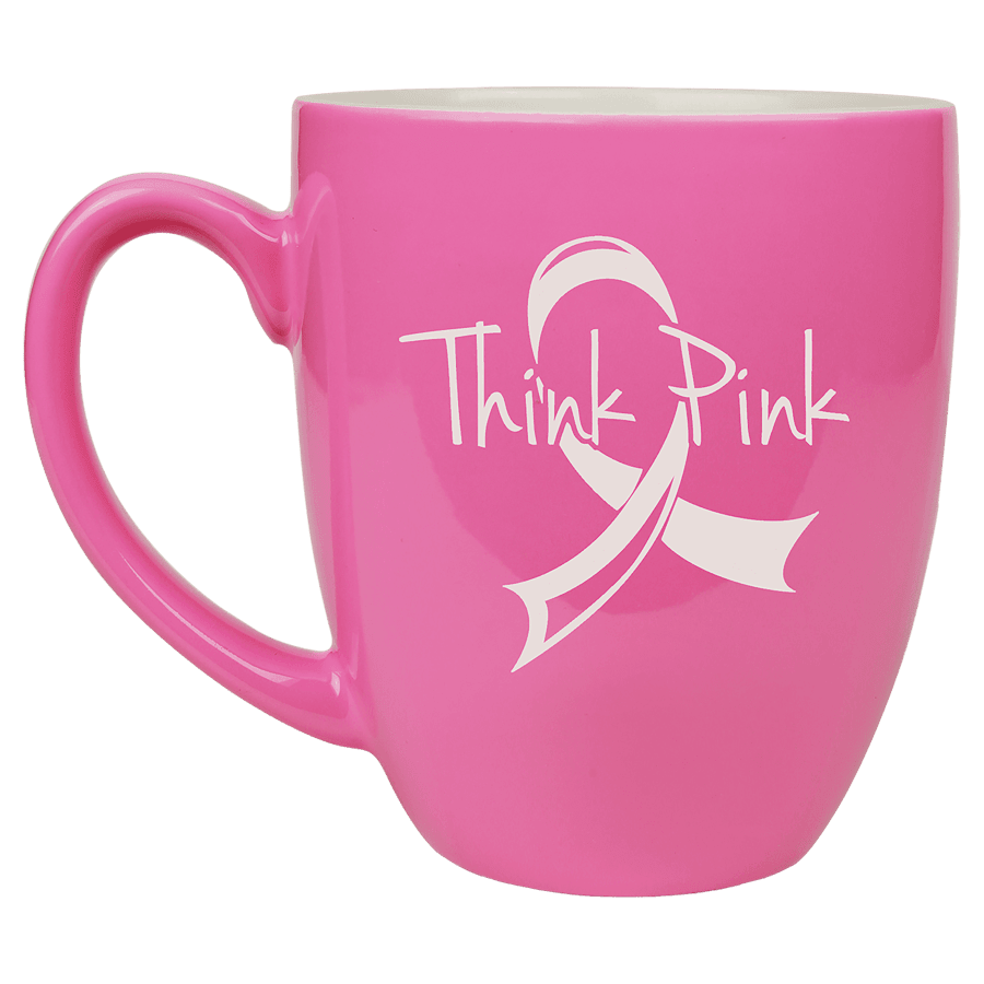 16 OZ PINK LSR BISTRO MUG