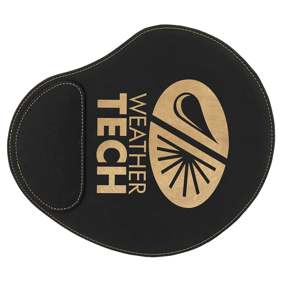 9X10.25″BLK/GLD MOUSE PAD