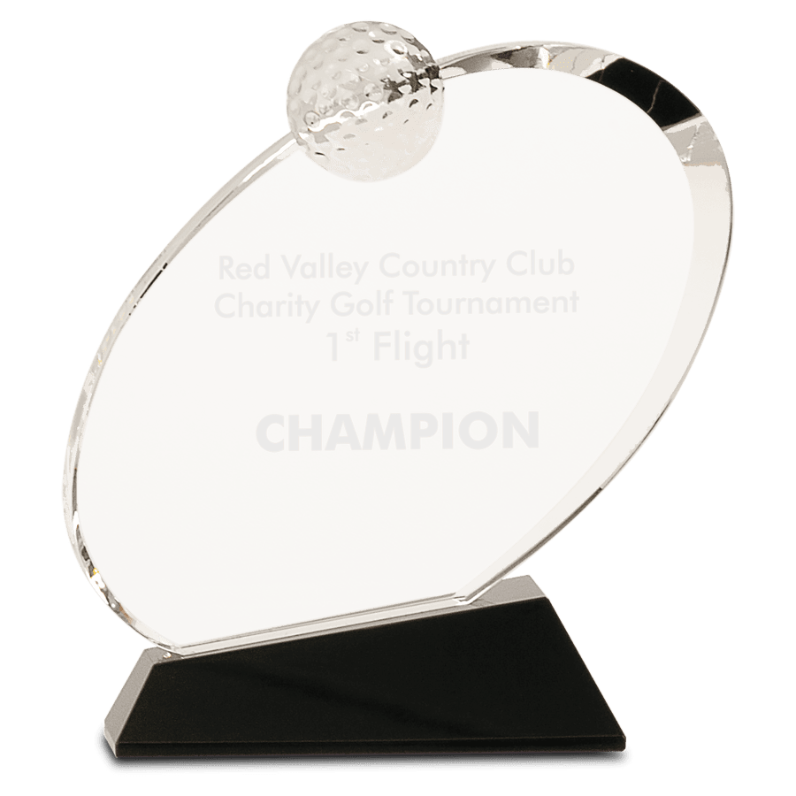 7.25″CRY OBLONG GLF AWARD