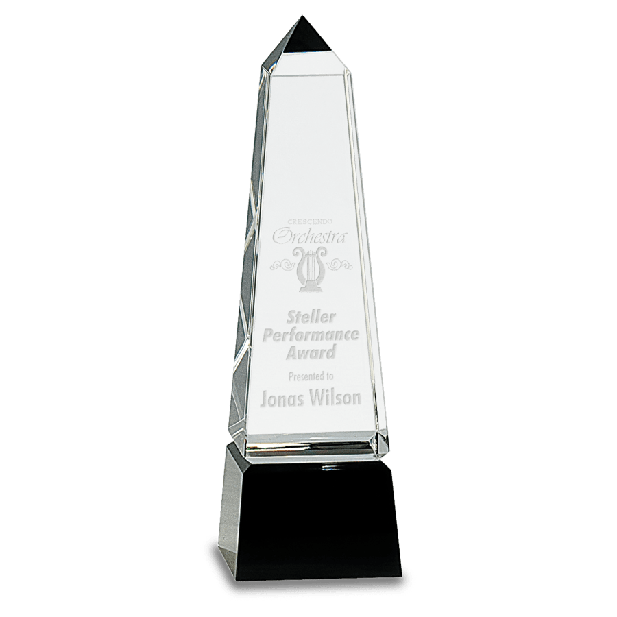 8″ CRYSTAL OBELISK