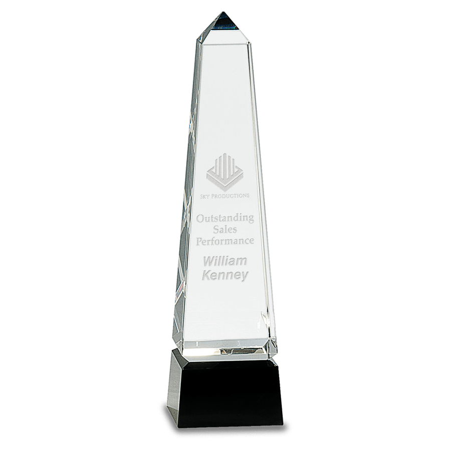10″ CRYSTAL OBELISK