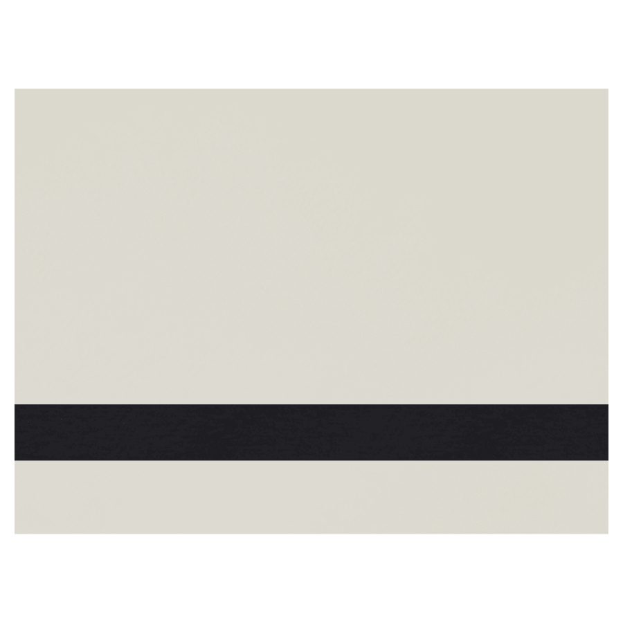 12X18 WHT/BLK LTHR W/ADH