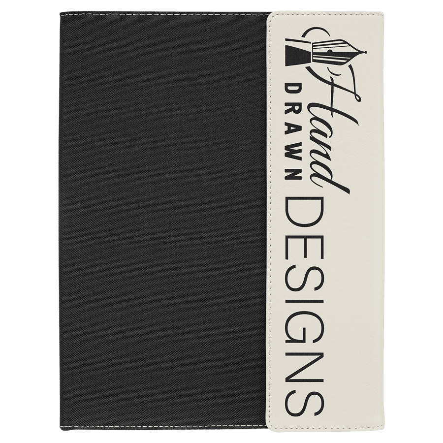 9.5X12″ WHT/BLK W/BLACK