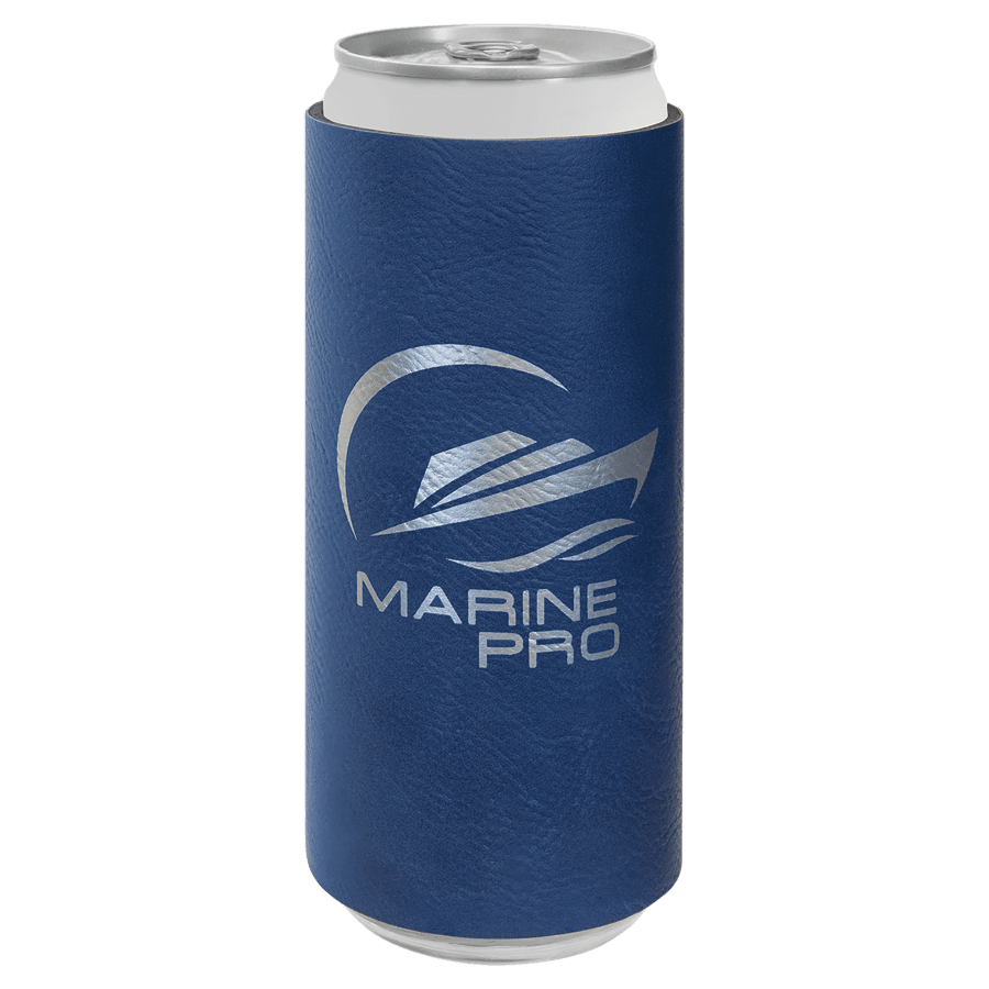 SLIM BLUE/SLV BEV HOLDER
