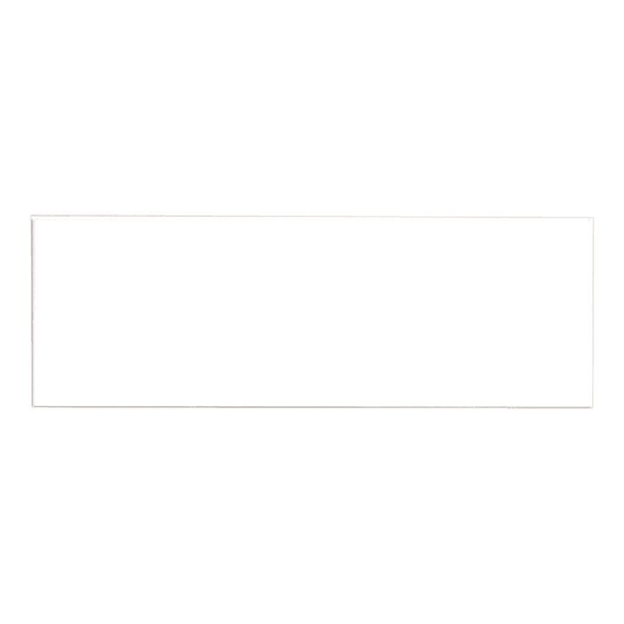 3X1 WHT/BLK SQ CORN BLANK