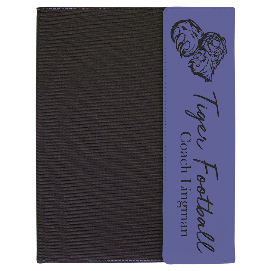 9.5X12″ PRPL/BLK W/BLACK