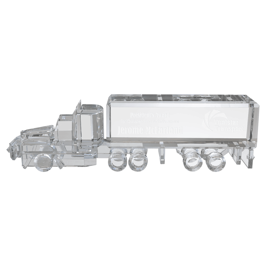 10X3″ CRYSTAL SEMI TRUCK
