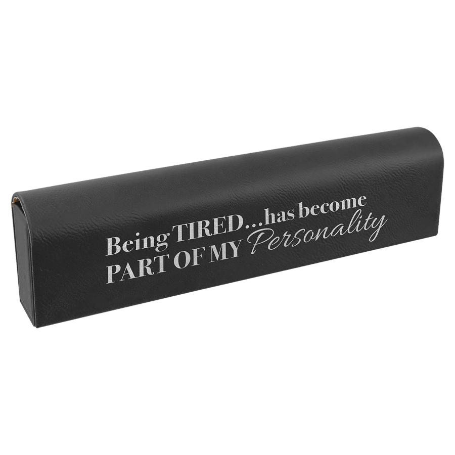 9.75X2.5″BLK/SLV PILL BOX