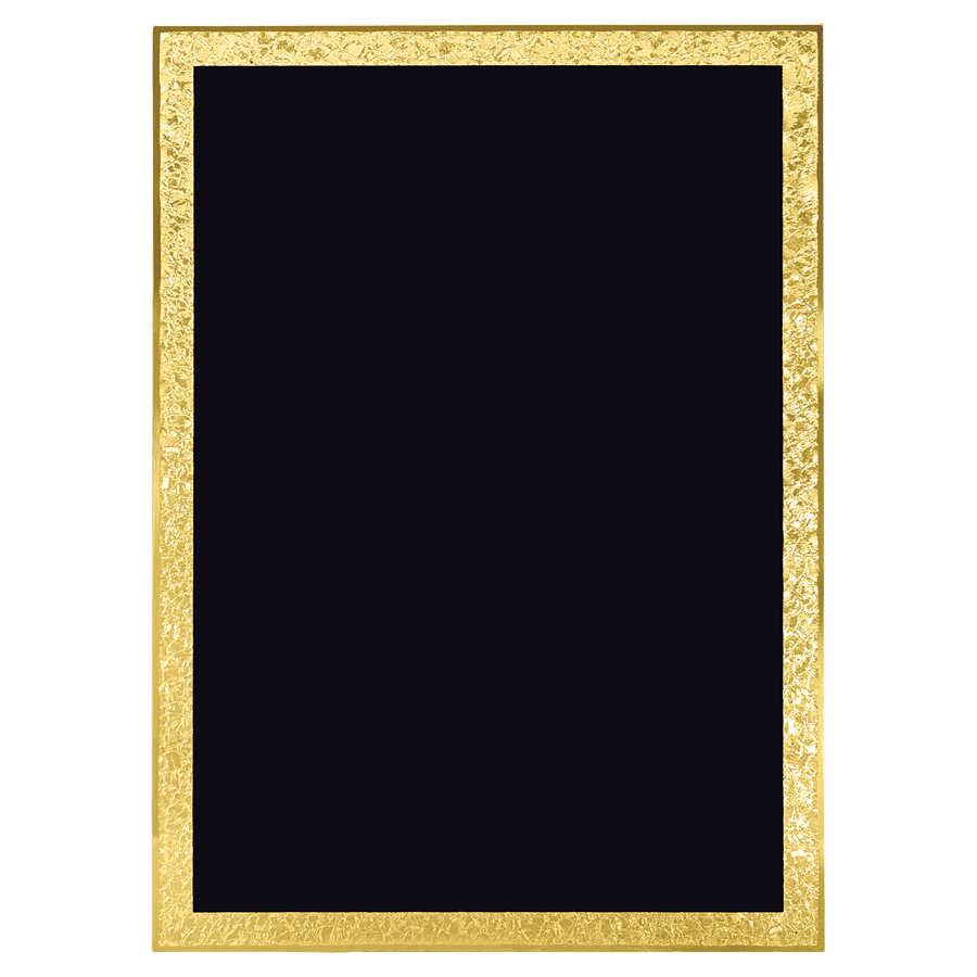 7X10 BLK FLORENTNE BORDER
