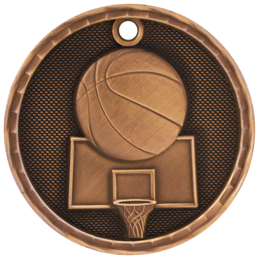 BRZ 2″3D BASKETBALL MEDAL