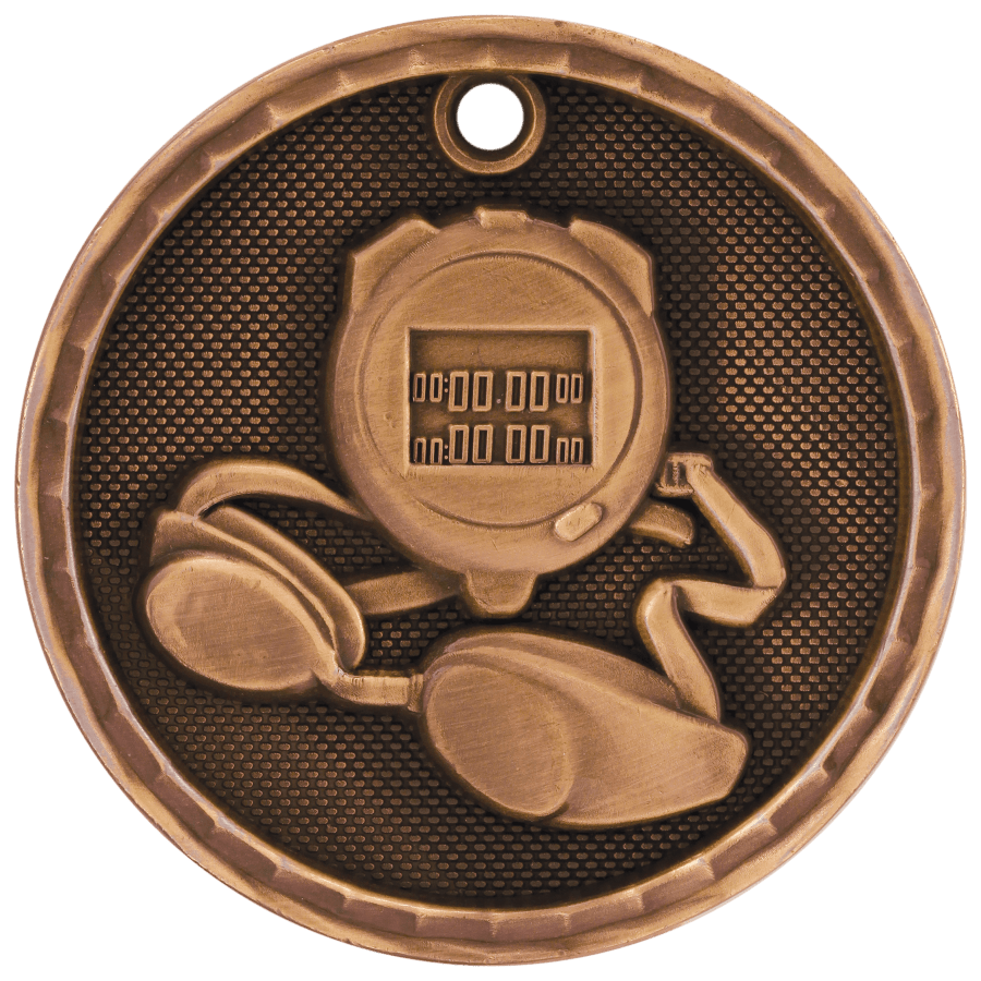 BRZ 2″ 3D SWIMMING MEDAL