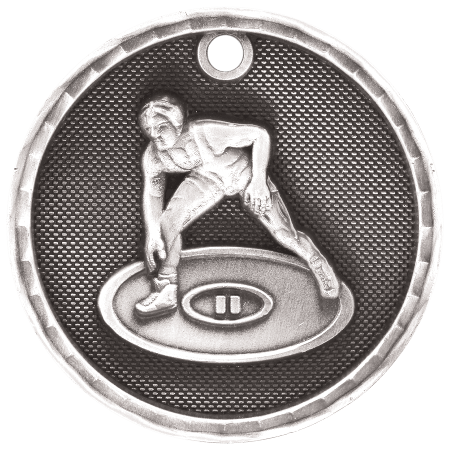 SLV 2″ 3D WRESTLING MEDAL
