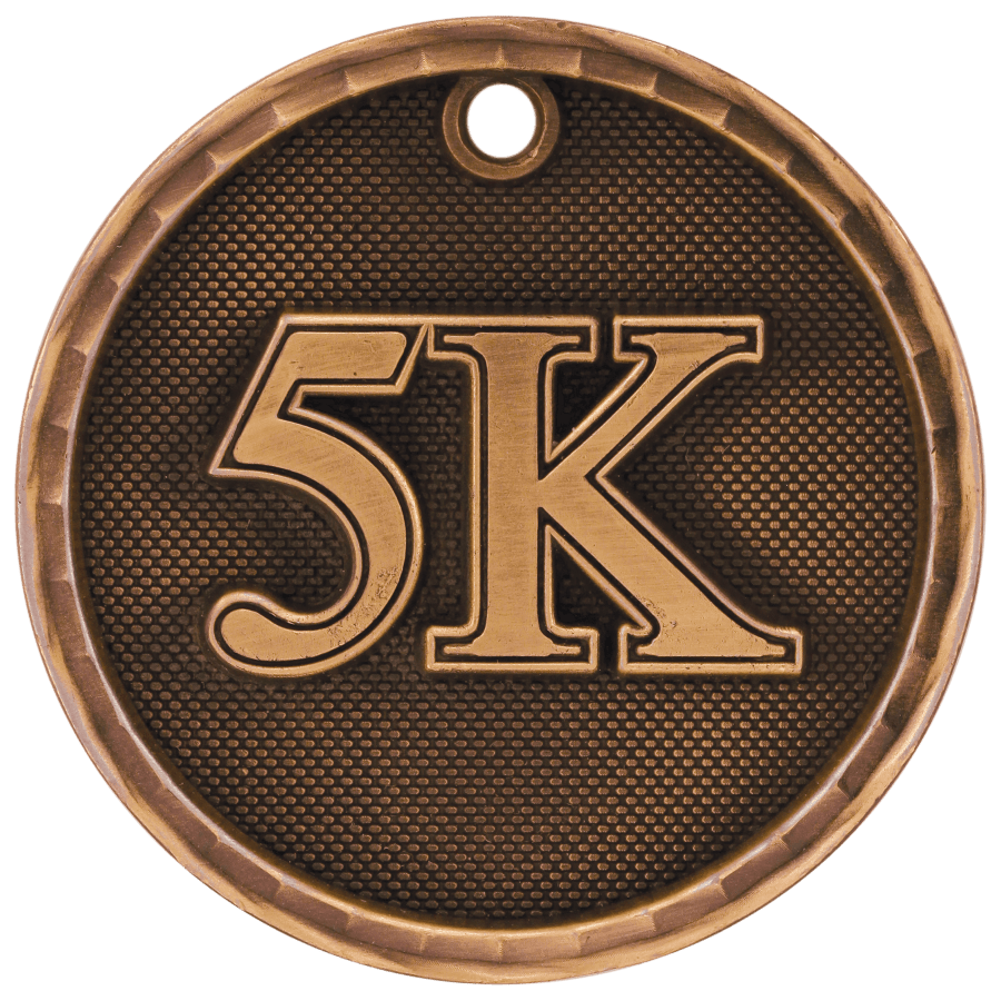 BRZ 2″ 3D 5K MEDAL