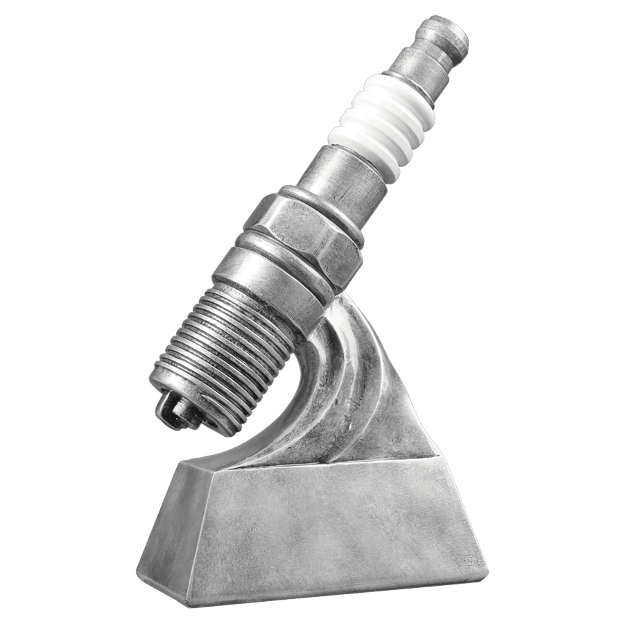 8″SPARK PLUG CAR SHW RESN