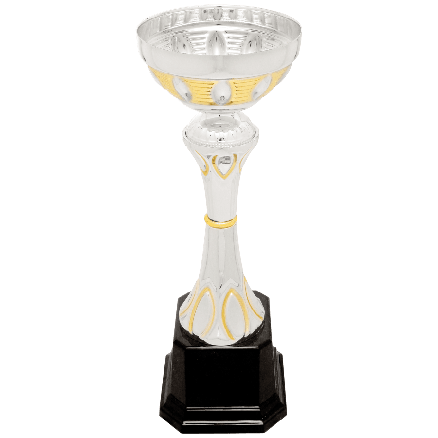 SLV/GLD9.75″CMPLT MTL CUP