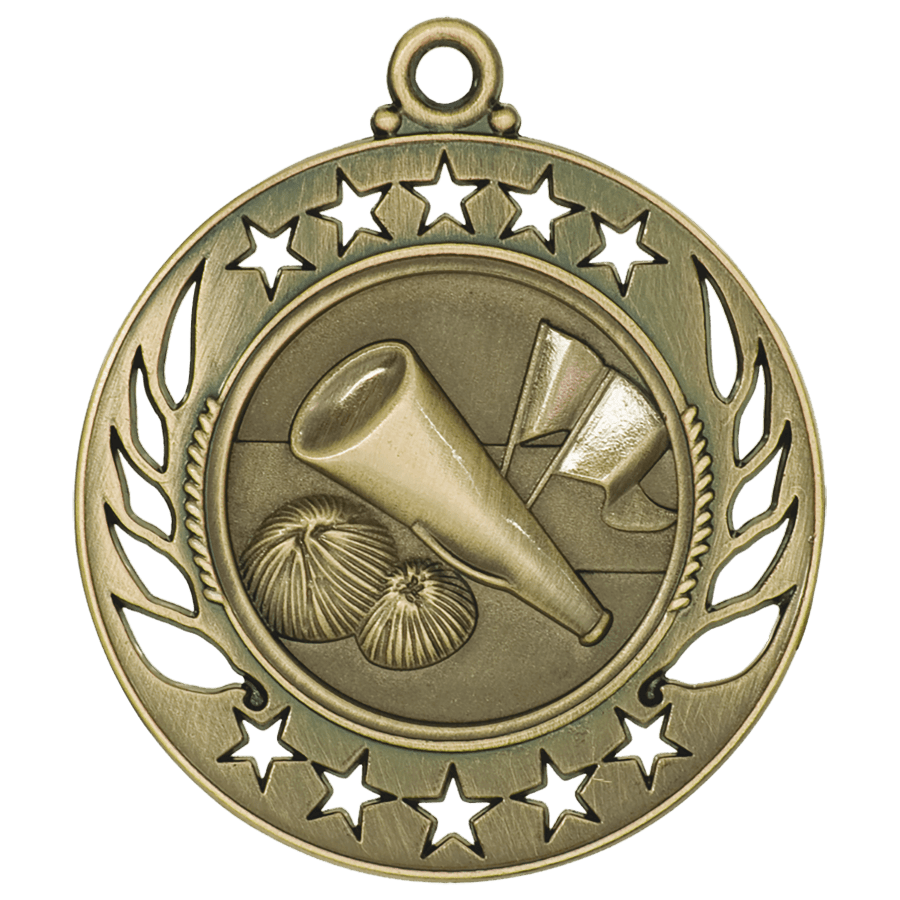 2.25″GLD CHRLDR GALXY MED