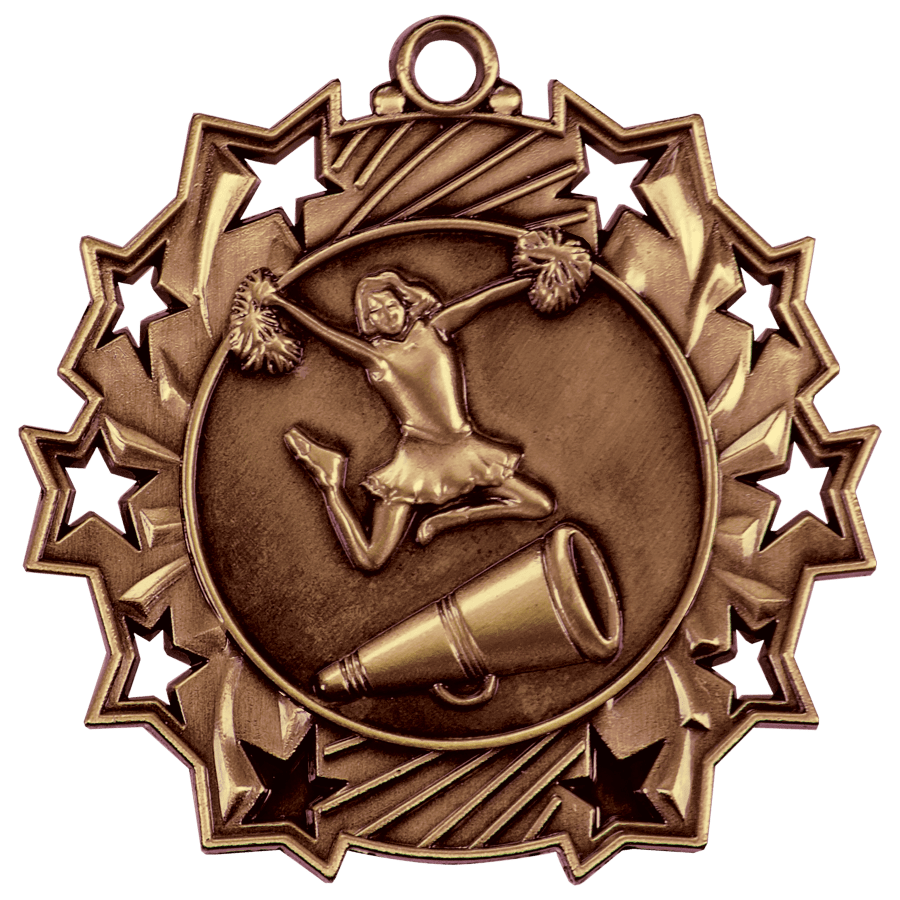 BRZ CHEER TEN STAR MEDAL