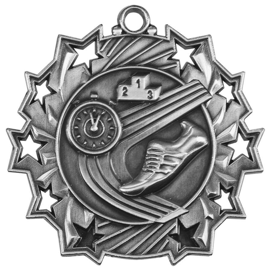 SLV TRACK TEN STAR MEDAL