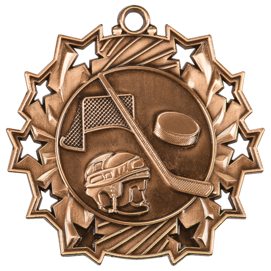BRZ HOCKEY TEN STAR MEDAL