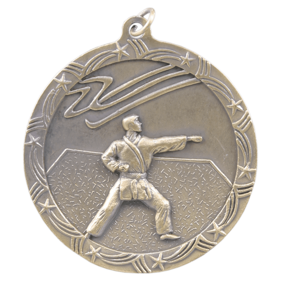 GLD 2.5″STAR MARTIAL ART