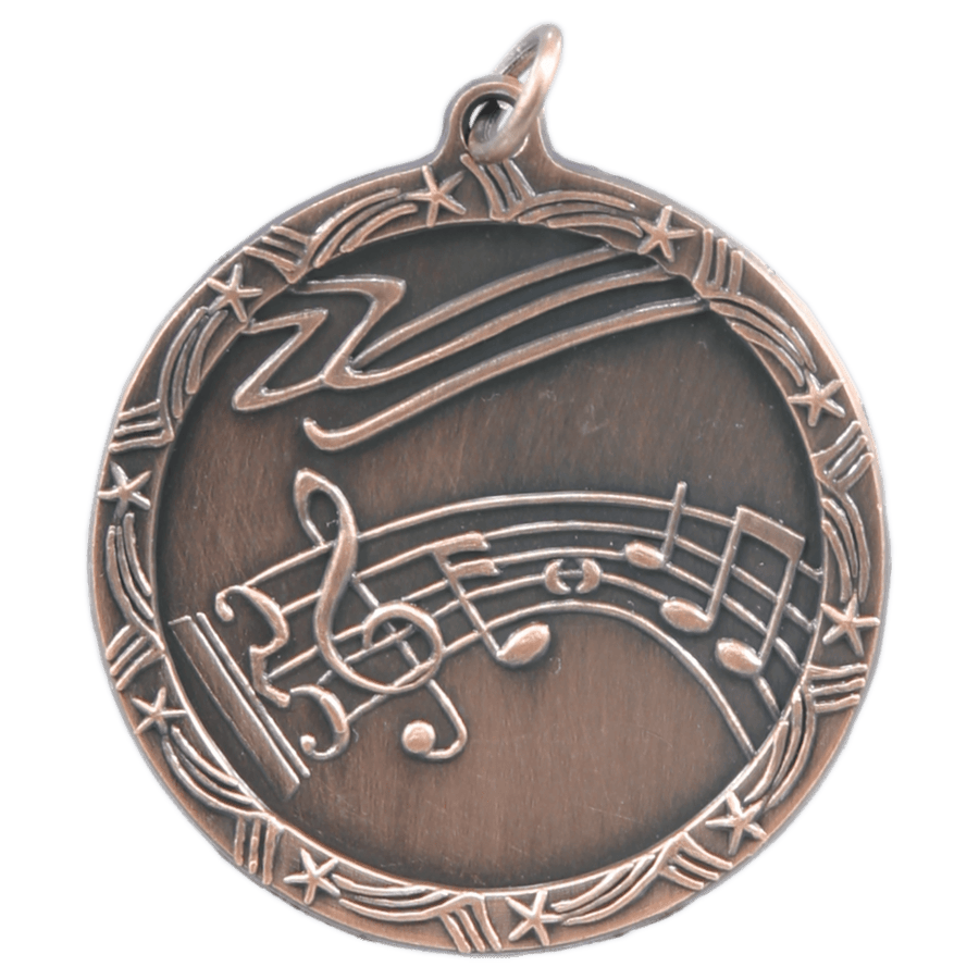 BRZ 1.75″ STAR MUSIC MDL