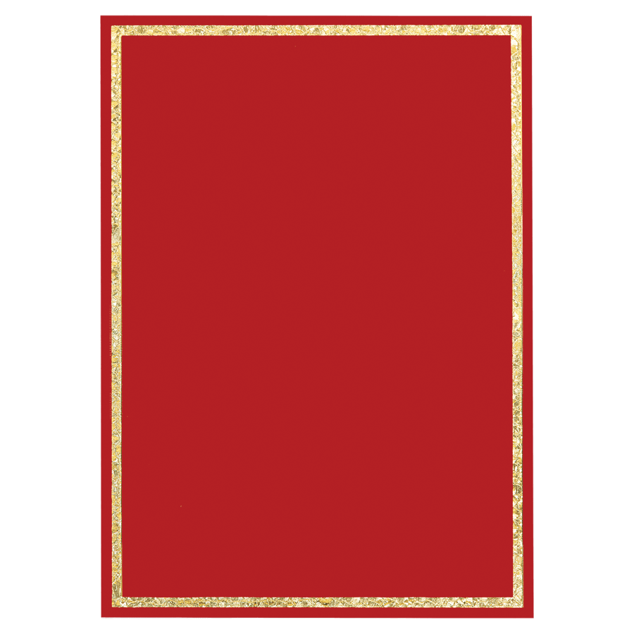 5X7 RED FLORENTNE FRAME