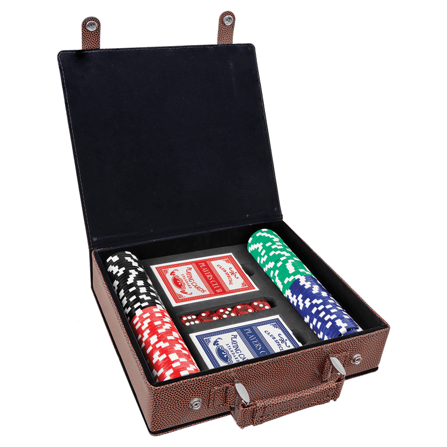 FOOTBALL 100 CHIP PKR SET