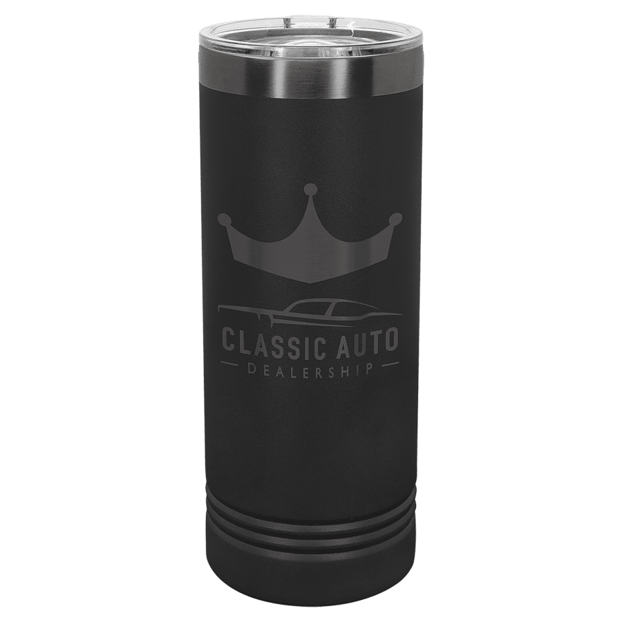22 OZ BLK/GHST BLK SKINNY