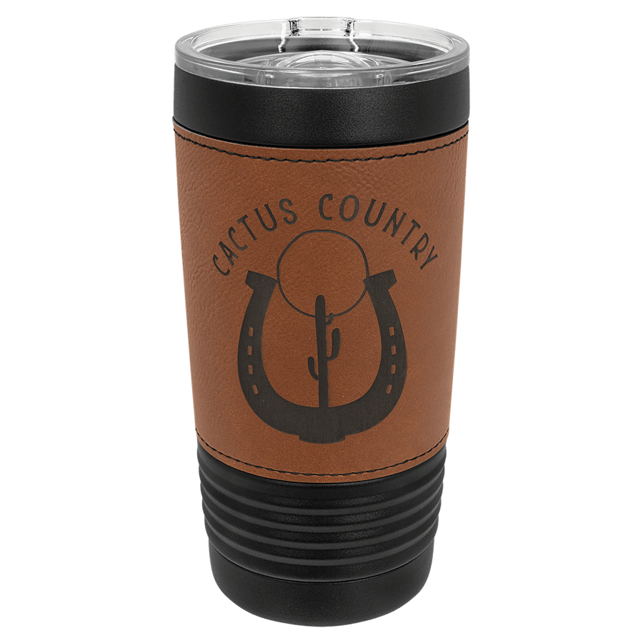 20 OZ BLK,LEATHER-RAWHIDE
