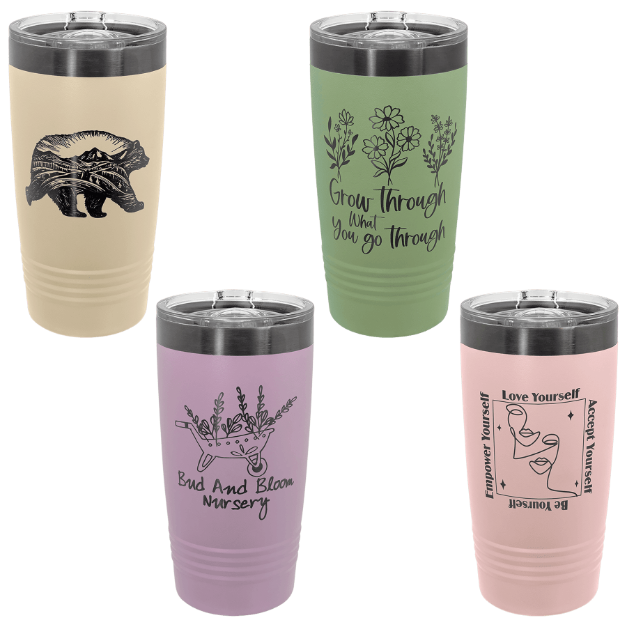 20 OZ PASTEL/GHST BLK SET