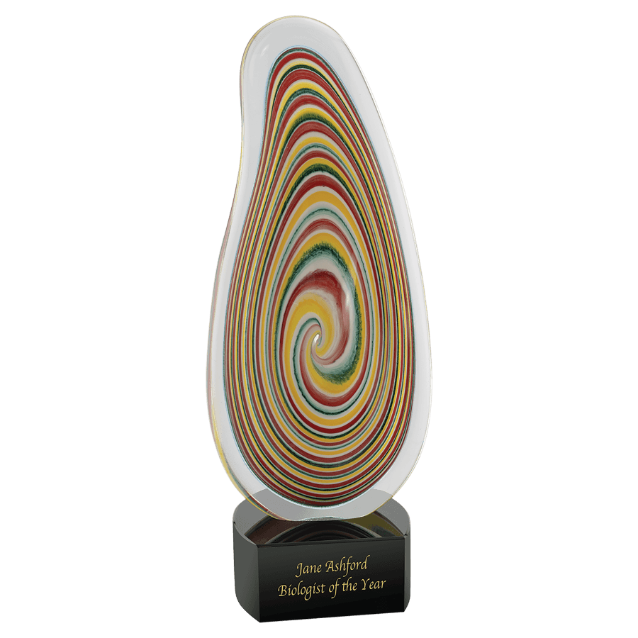 12.25″MLTI CLR FLAT SWIRL