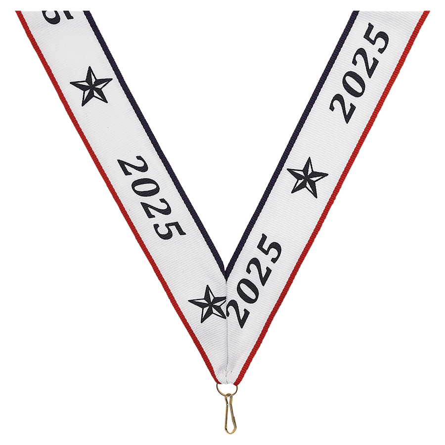 1.5″X32″ 2025 NECK RIBBON