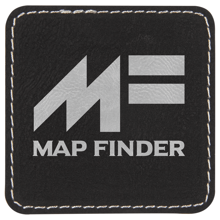 2.5X2.5 SQR BLK/SLV PATCH