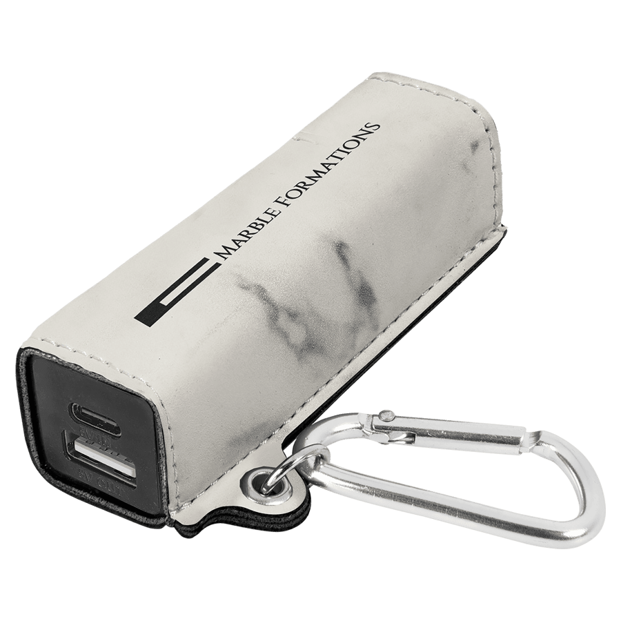 WHT MRBL PWR BNK-2200 MAH
