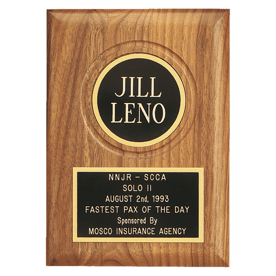 5X7 AMERICAN WALNUT PLQ