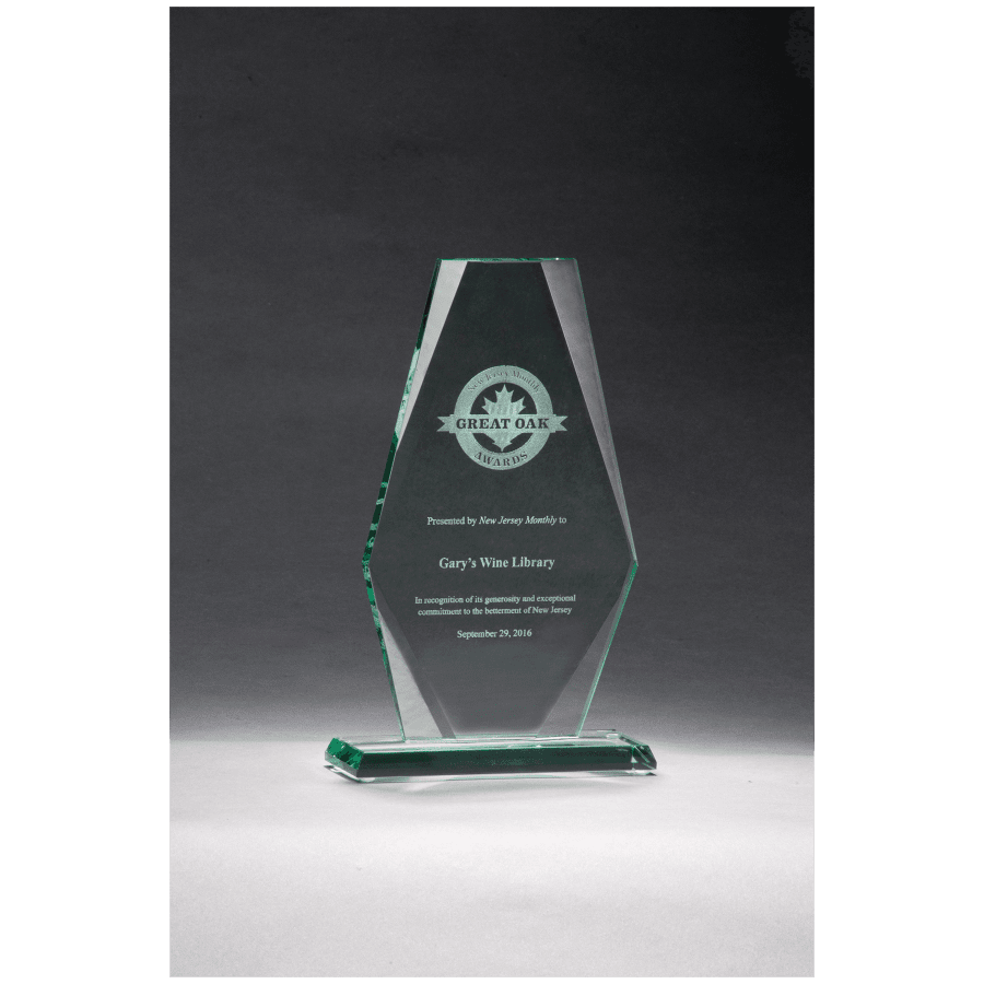 5.875X9.5 JADE GLASS AWRD