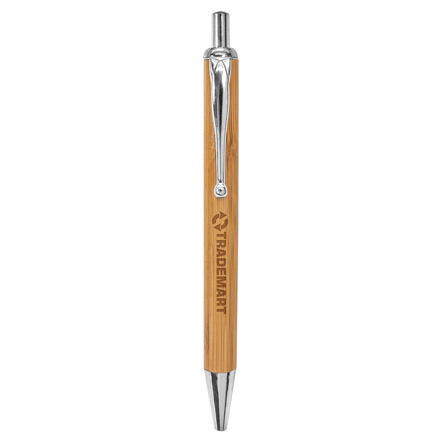 BAMBOO W/SLV TRIM PEN