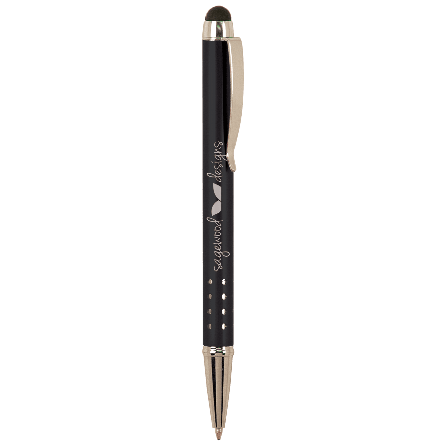 BLK/SLV LASER PEN/STYLUS