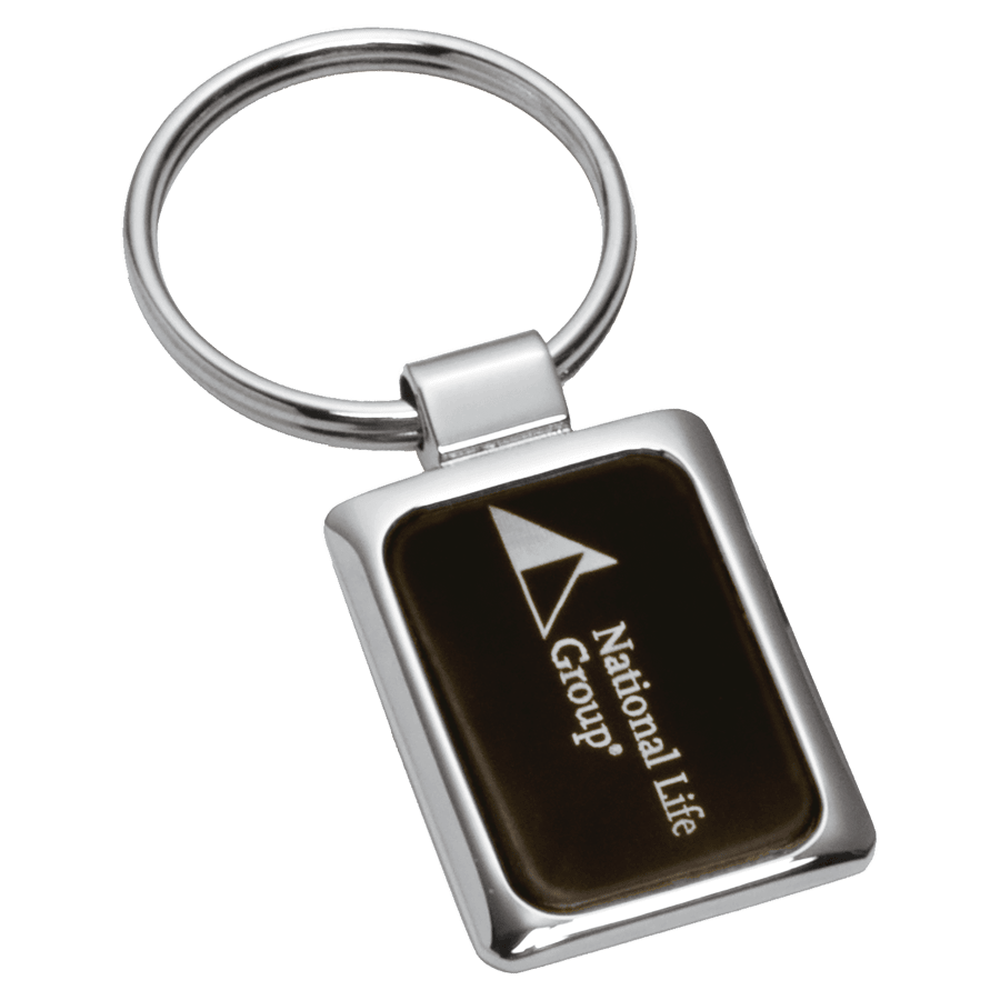 1X2.75 CHROME REC KEYCHN